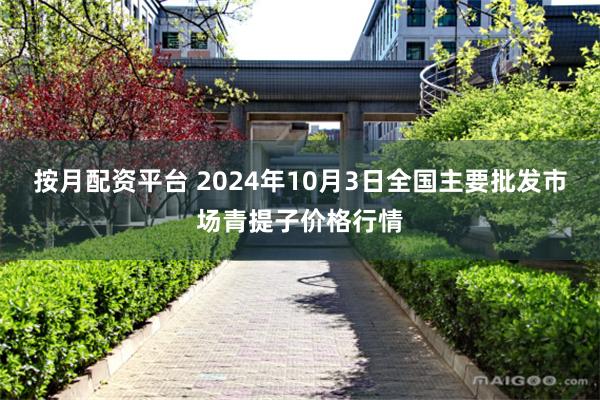 按月配资平台 2024年10月3日全国主要批发市场青提子价格